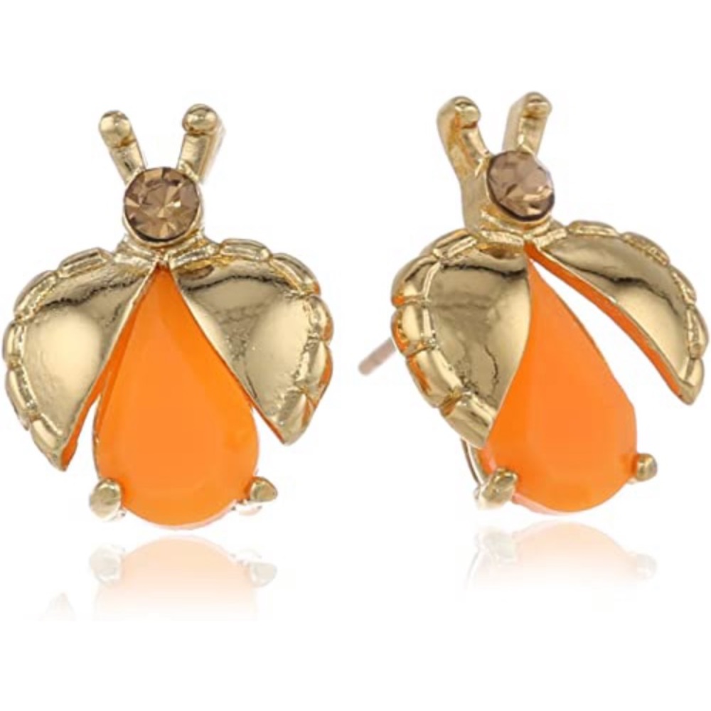 NWT Kate Spade Unwanted Visitors Ladybug Earrings